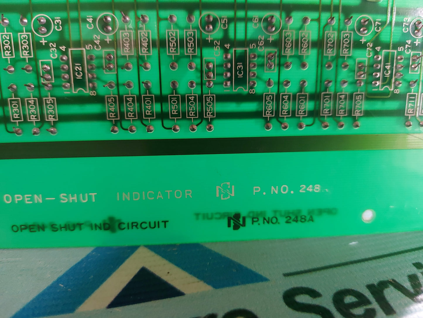 SN OPEN-SHUT IND CIRCUIT BOARD 248A