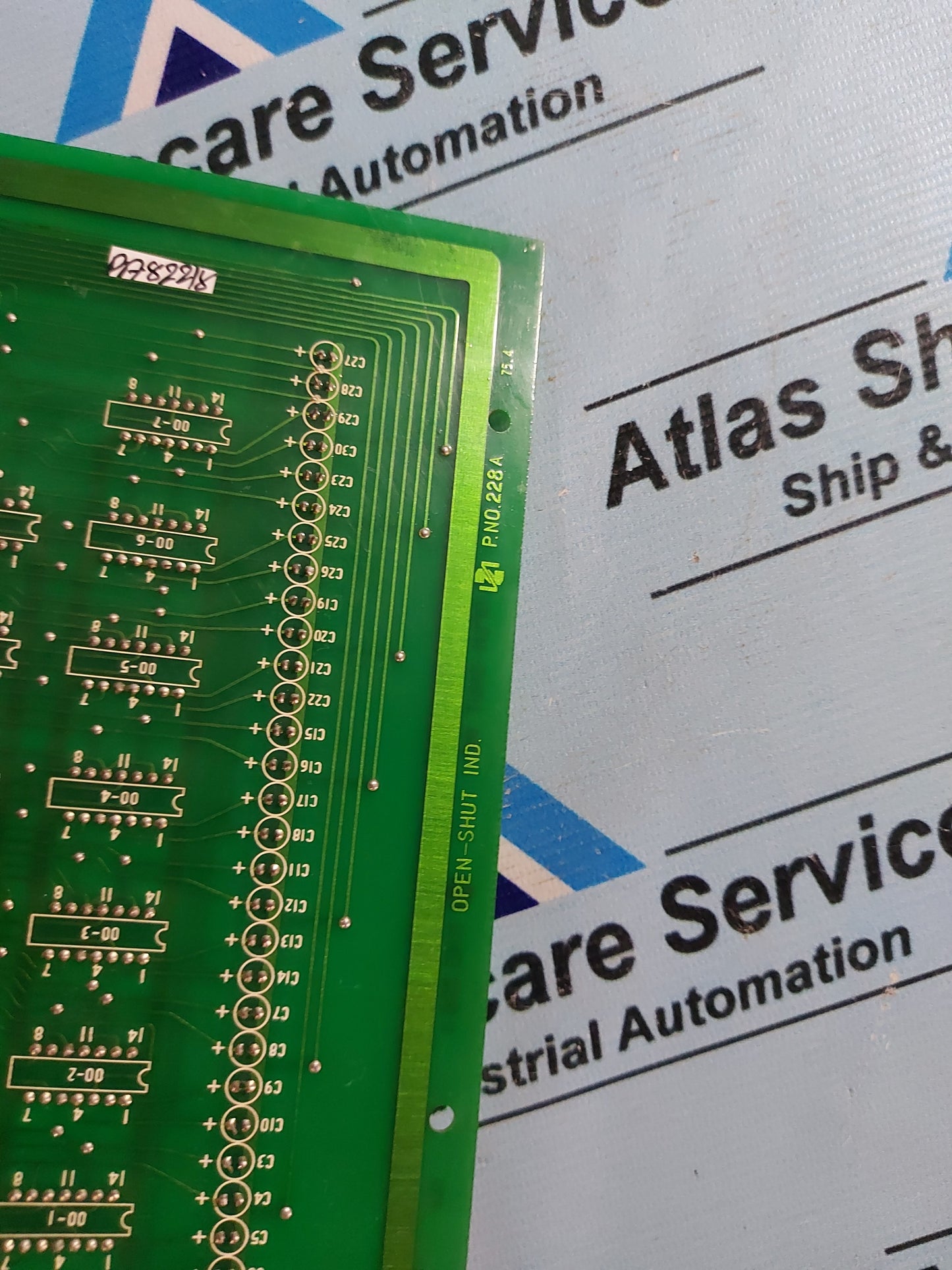 SN OPEN-SHUT IND. 228 A PCB CARD