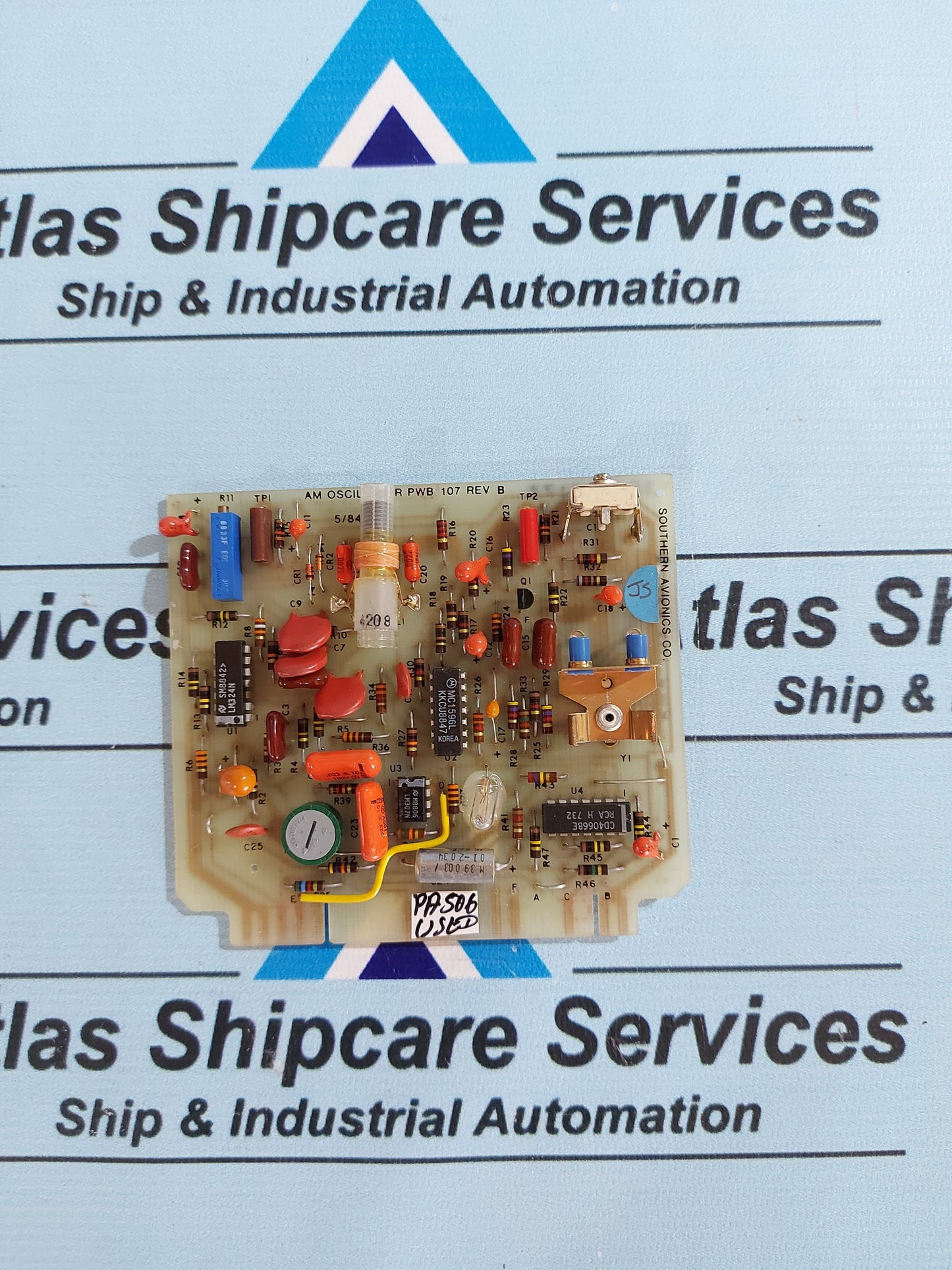 SOUTHERN AVIONICS PWB 107 REV.B PCB CARD