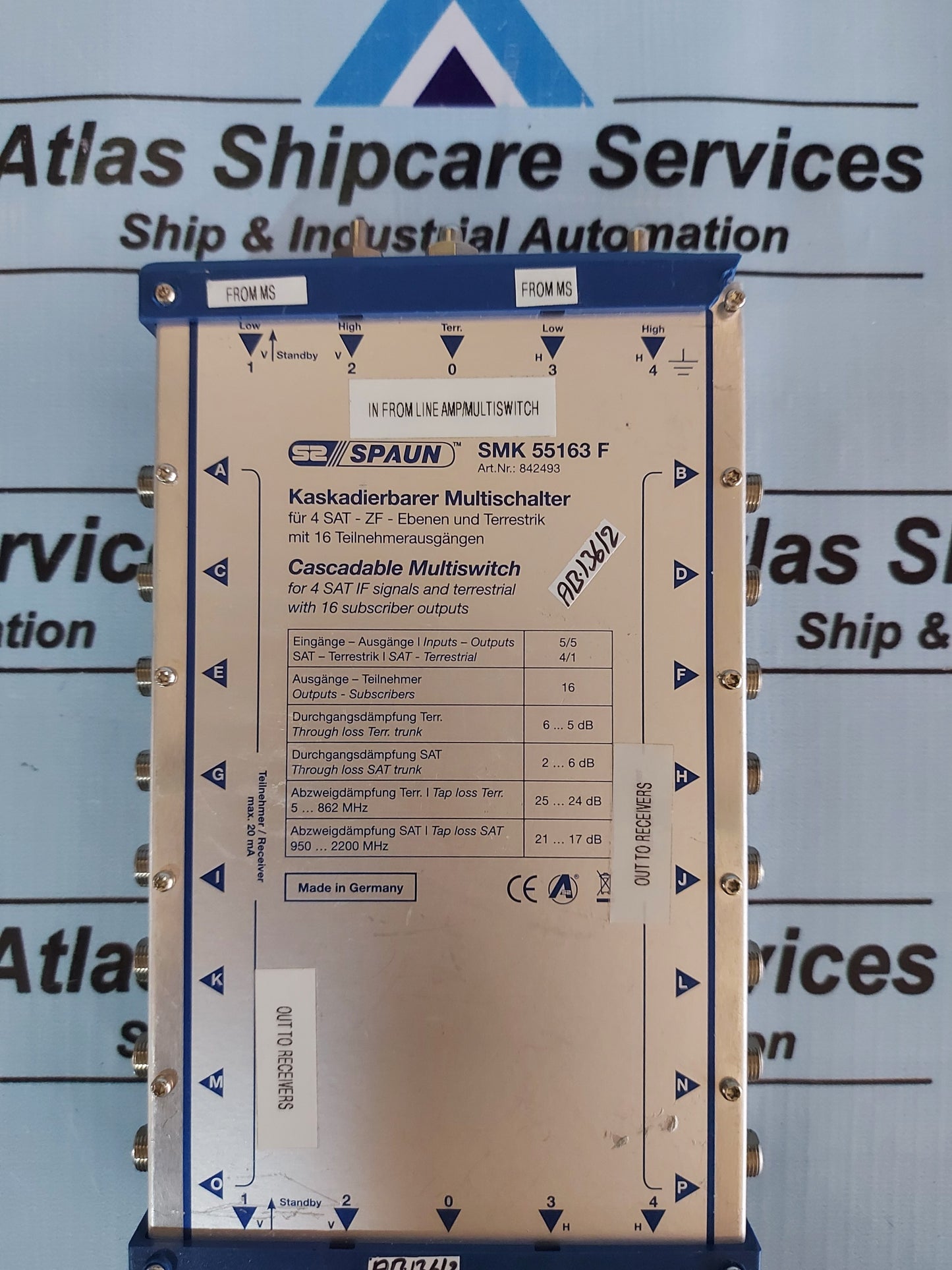 SPAUN SMK 55163 F CASSCDABLE SATELLITE MULTISWITCH