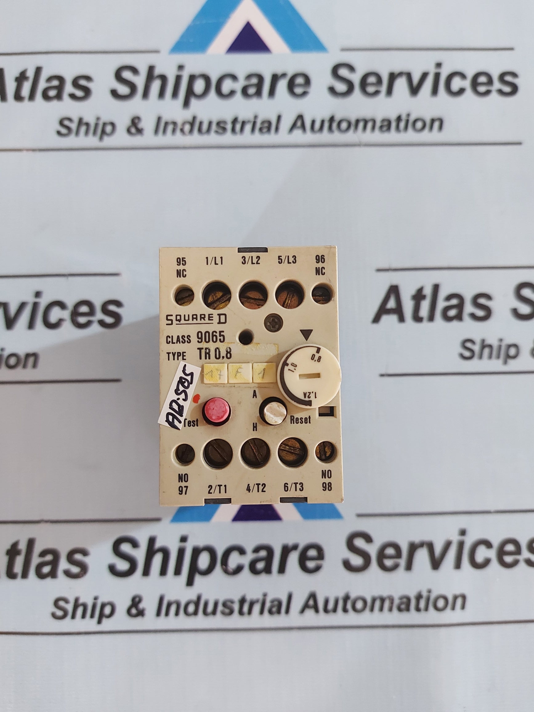 SQUARE D CLASS 9065 TYPE TR 0.8 OVERLOAD RELAY