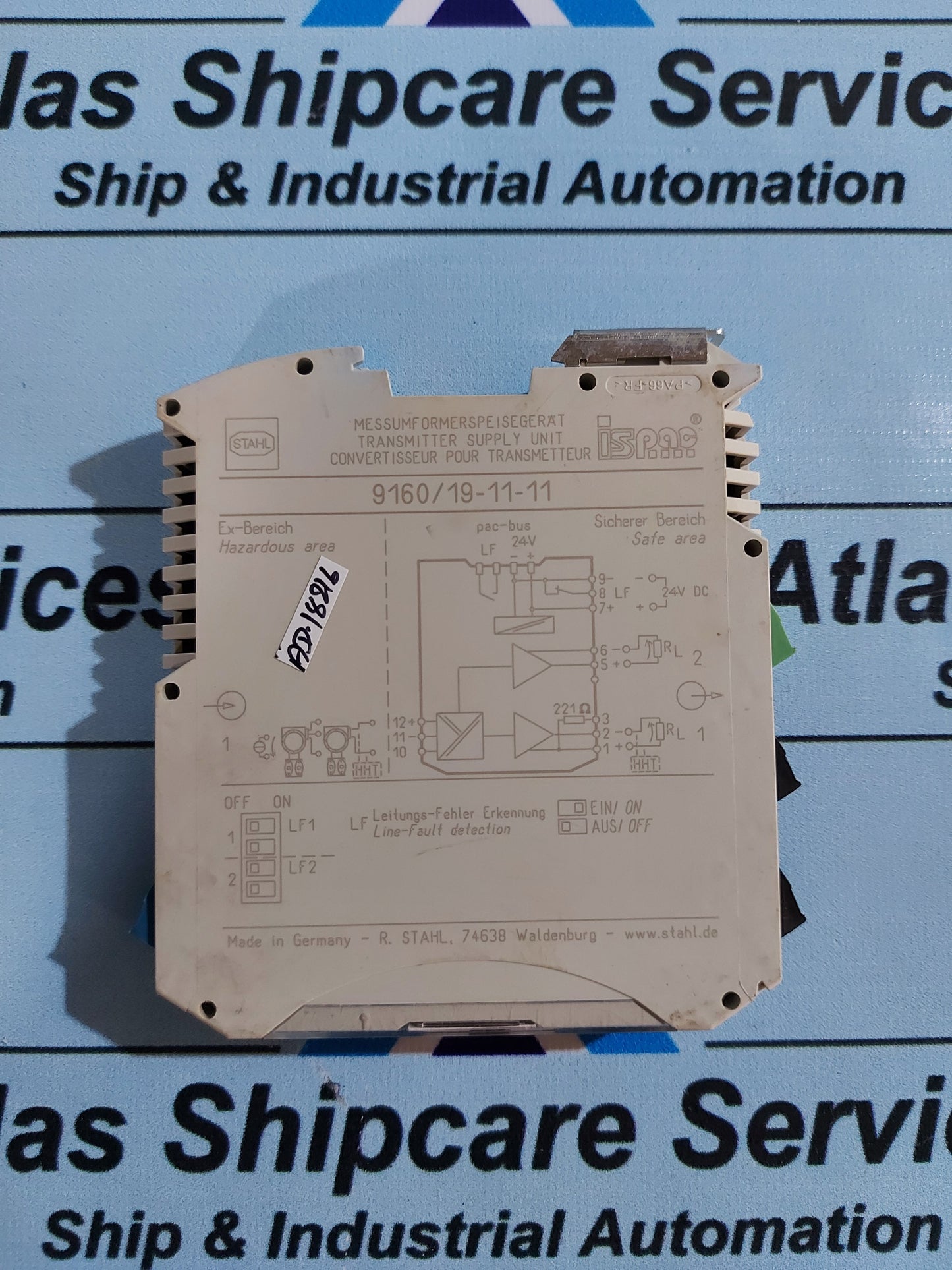 STAHL 9160/19-11-11 TRANSMITTER SUPPLY UNIT