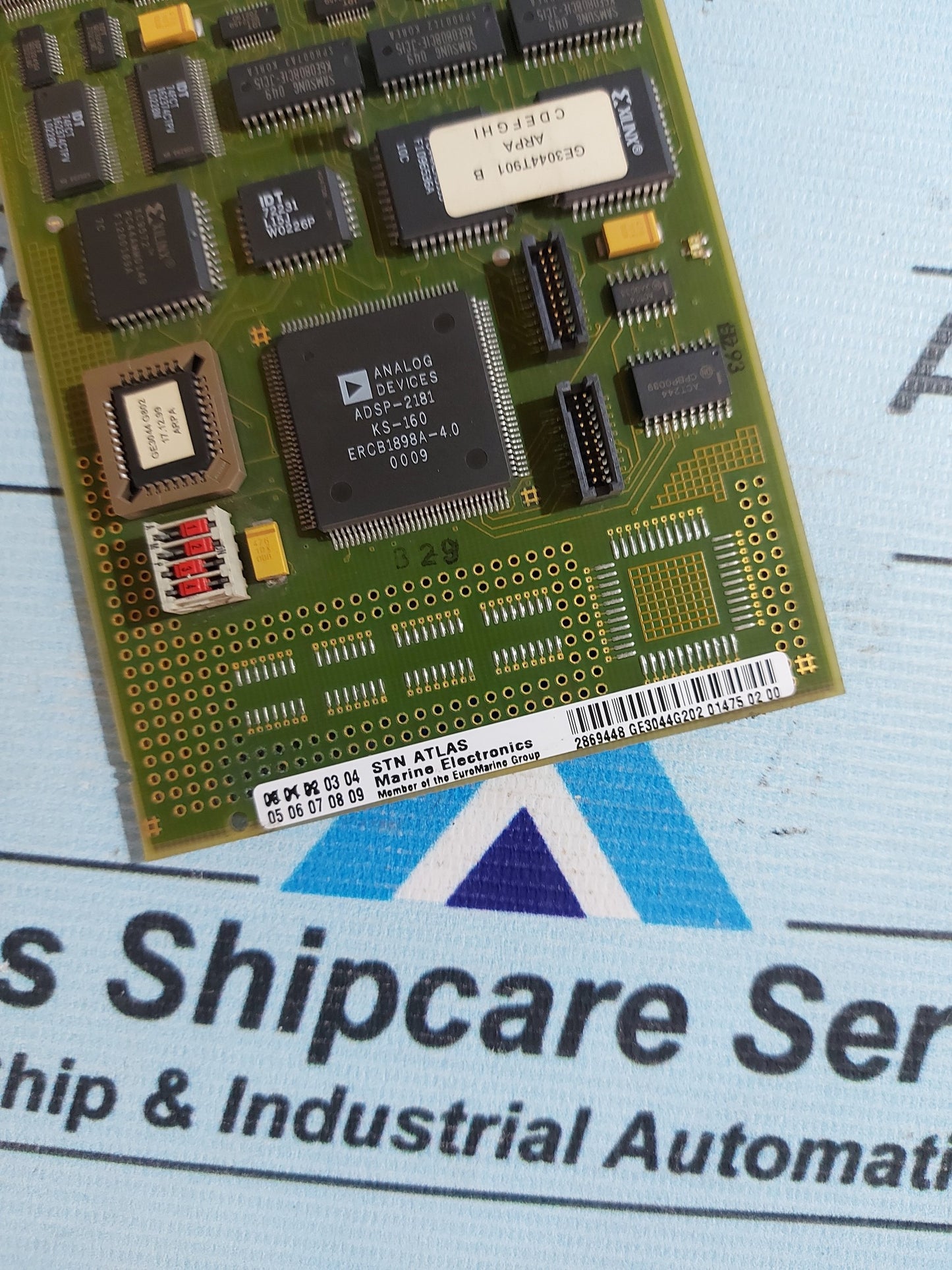 STN ATLAS GE3044G202 GE3044T901 ARPA PC CARD MARINE ELECTRONICS