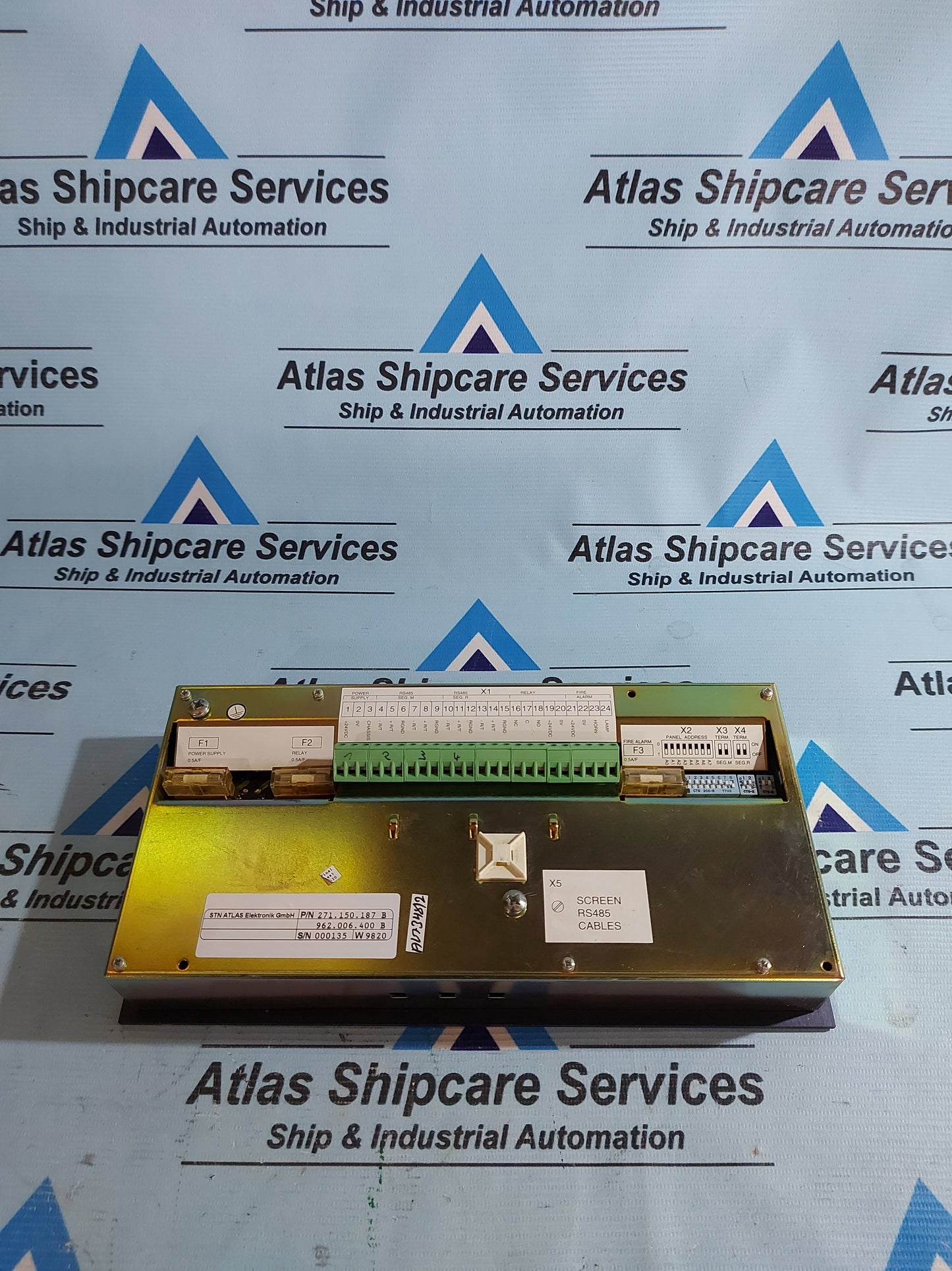 STN ATLAS GEAMAR MONITORING AND CONTROL SYSTEM MCS 40M P/N 271.150.187 B AG348