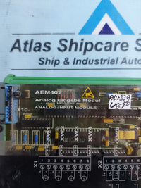 STN ATLAS/LYNGSOE MARINE AEM 402 ANALOG INPUT MODULE PN : 271.138 714/E AG339