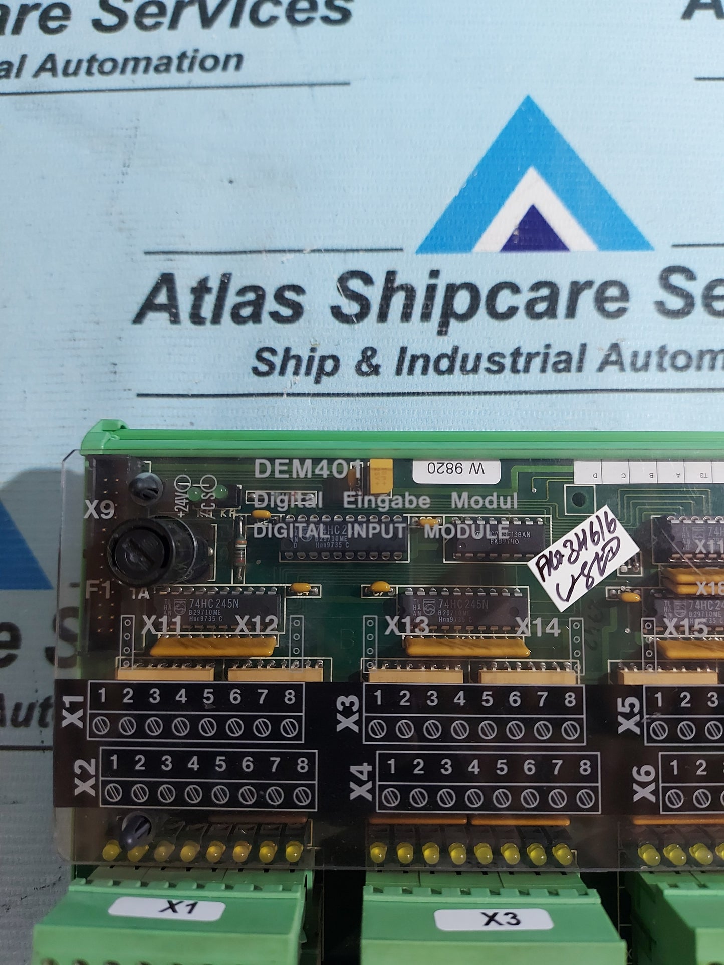 STN ATLAS/LYNGSOE MARINE DEM 401 DIGITAL INPUT MODULE P/N 271.130 432/G AG346