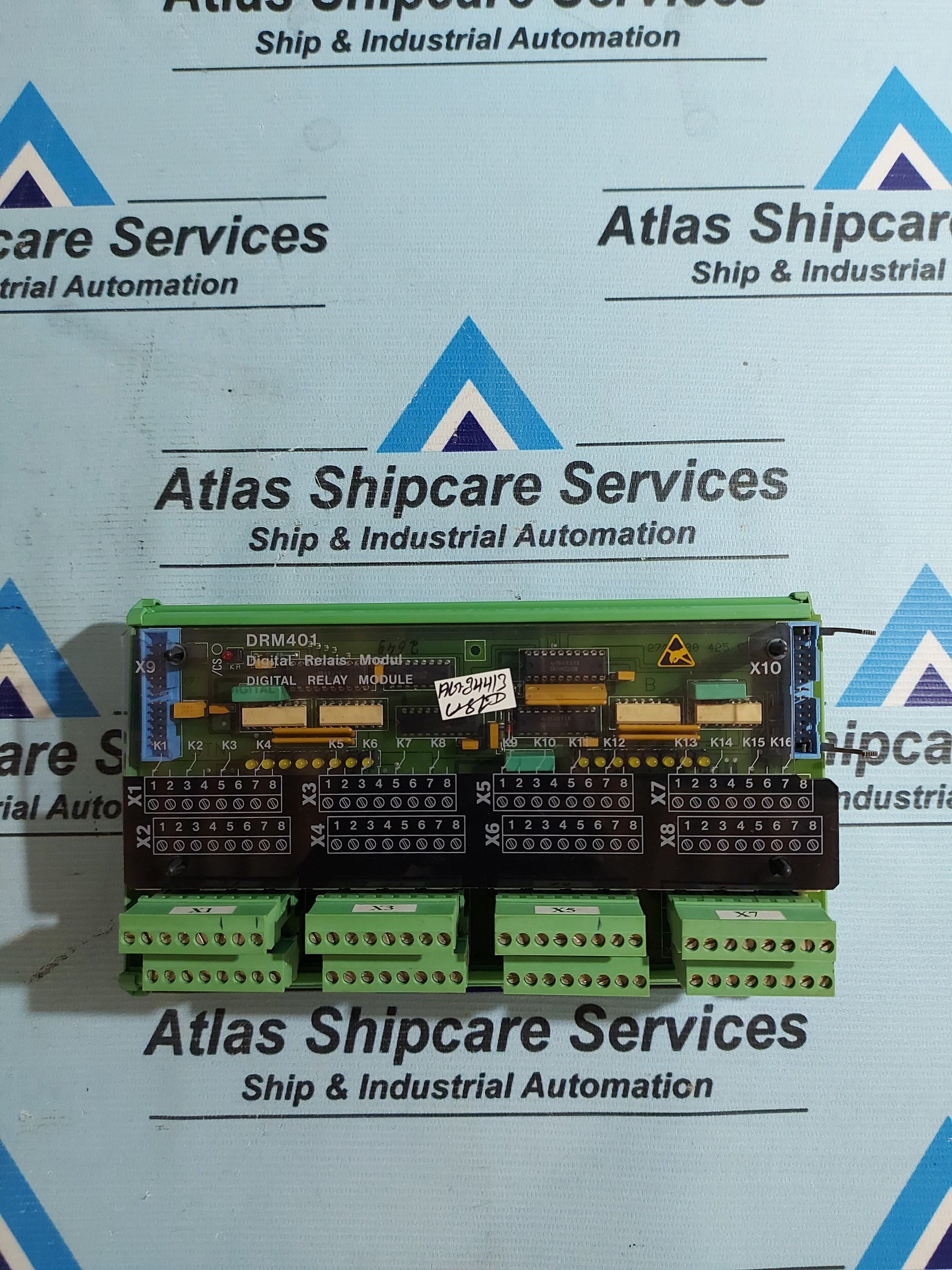 STN ATLAS/LYNGSOE MARINE DRM 401 DIGITAL RELAY MODULE P/N 271.130 433/D ...