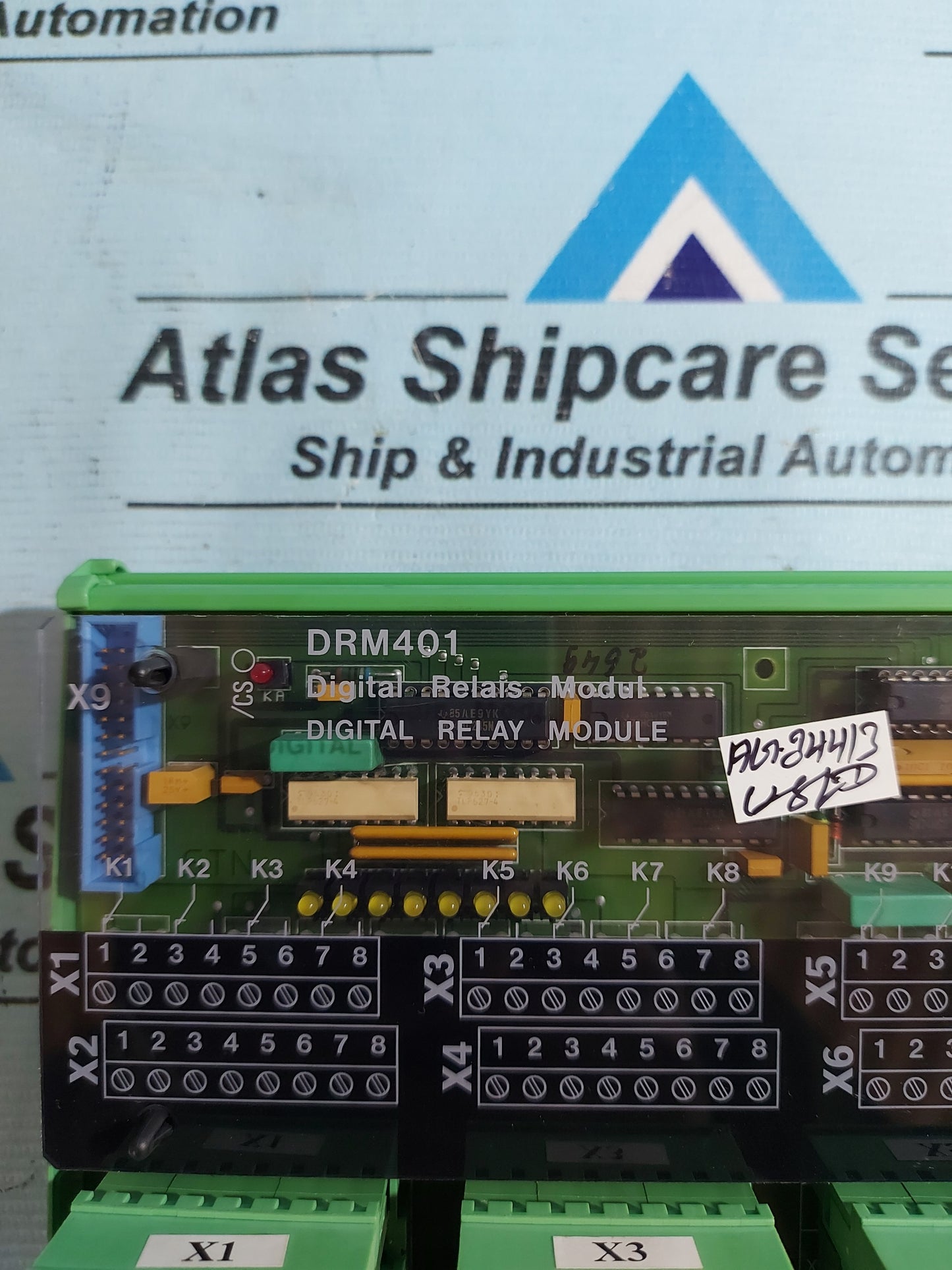 STN ATLAS/LYNGSOE MARINE DRM 401 DIGITAL RELAY MODULE P/N 271.130 433/D AG344