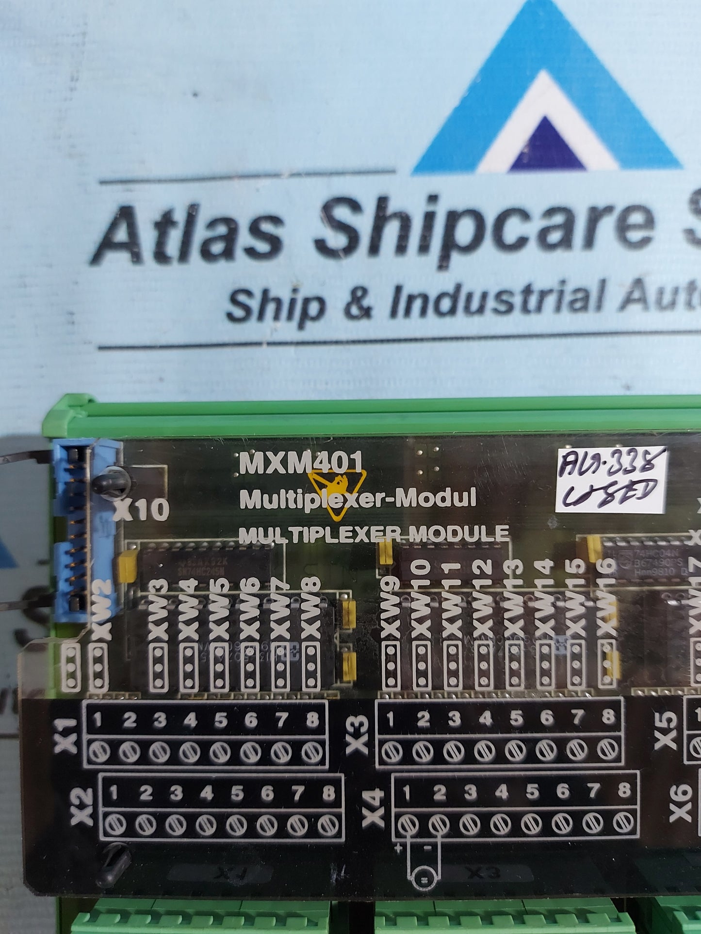 STN ATLAS/LYNGSOE MARINE MXM 401 MULTIPLEXER MODULE P/N 271.130 436/E AG338