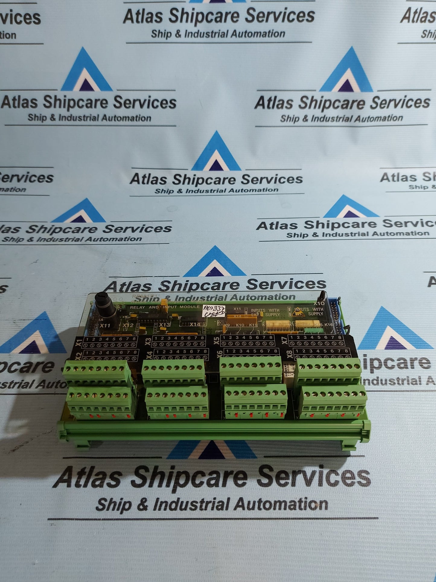 STN ATLAS/LYNGSOE MARINE REM 401 RELAY AND INPUT MODULE P/N 271.123 854/E AG337