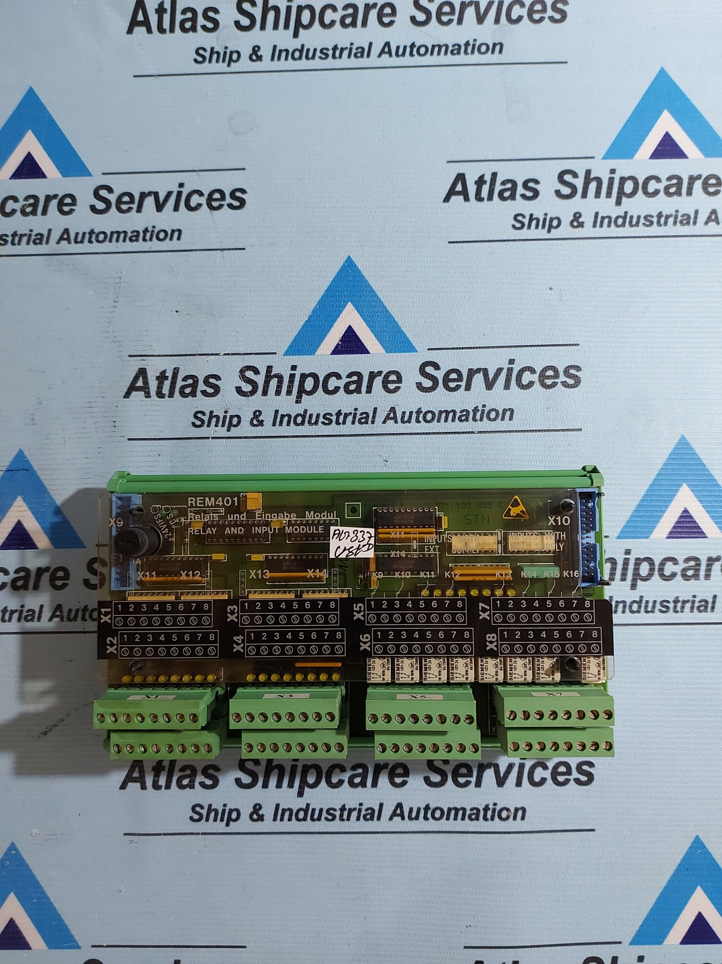 STN ATLAS/LYNGSOE MARINE REM 401 RELAY AND INPUT MODULE P/N 271.123 854/E AG337