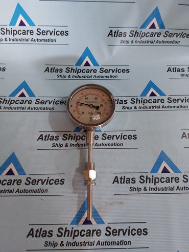 STRAIGHT VERTICAL TYPE THERMOMETER GLAND CONDENSER (0 TO 100'C)