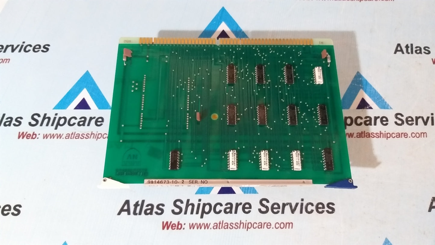 Saab Marine PU 1 PB 1-2 Data Input Board 9118117-001K