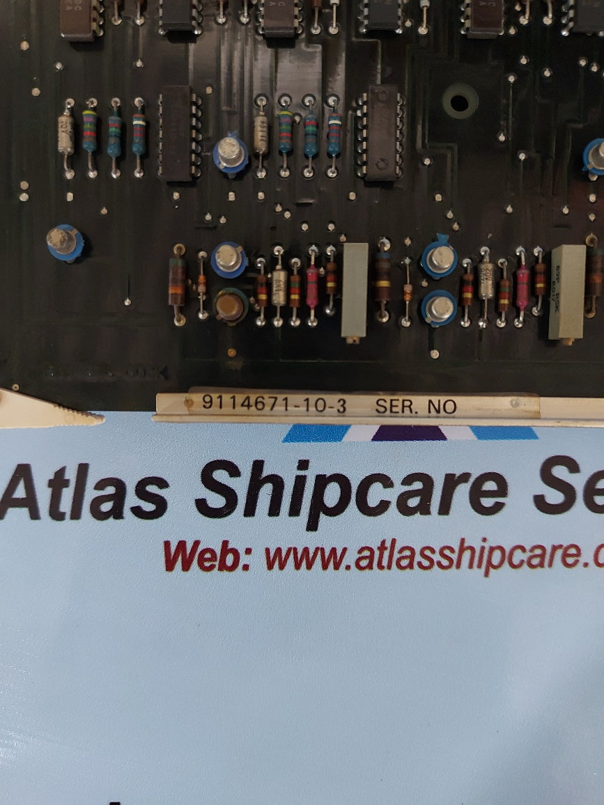 Saab Marine PU 2 PB 1-10 D-A Converter 9114671-10-3