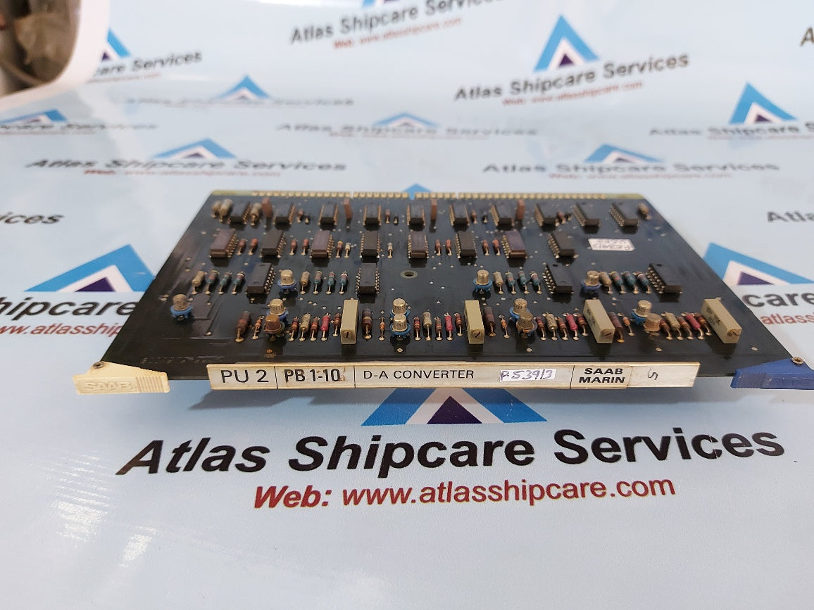Saab Marine PU 2 PB 1-10 D-A Converter 9114671-10-3