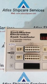 Saab Marine Tank Radar 9150 064-631 LI Transmitter Interface