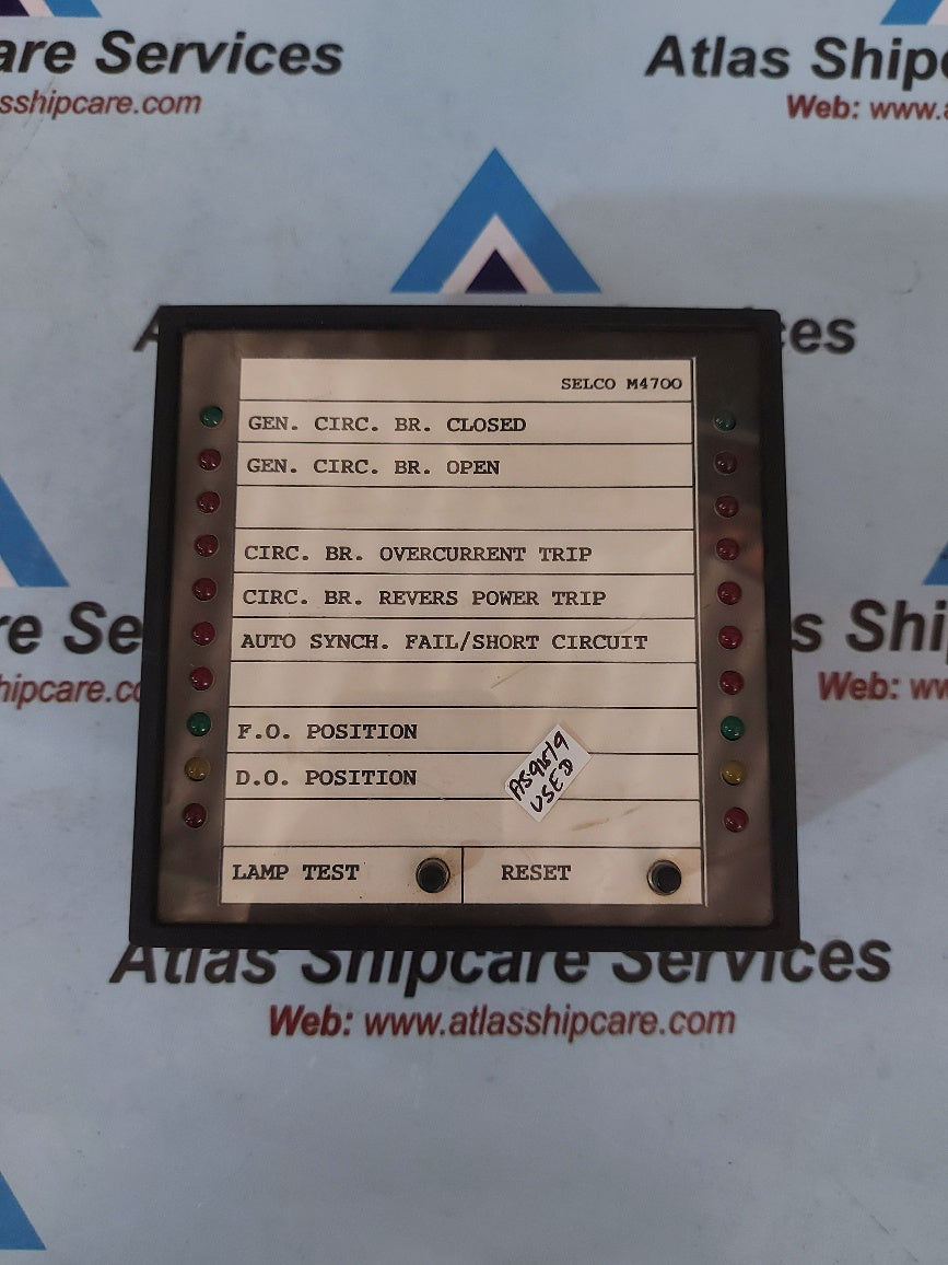 Selco M4700 Alarm Indicator Panel