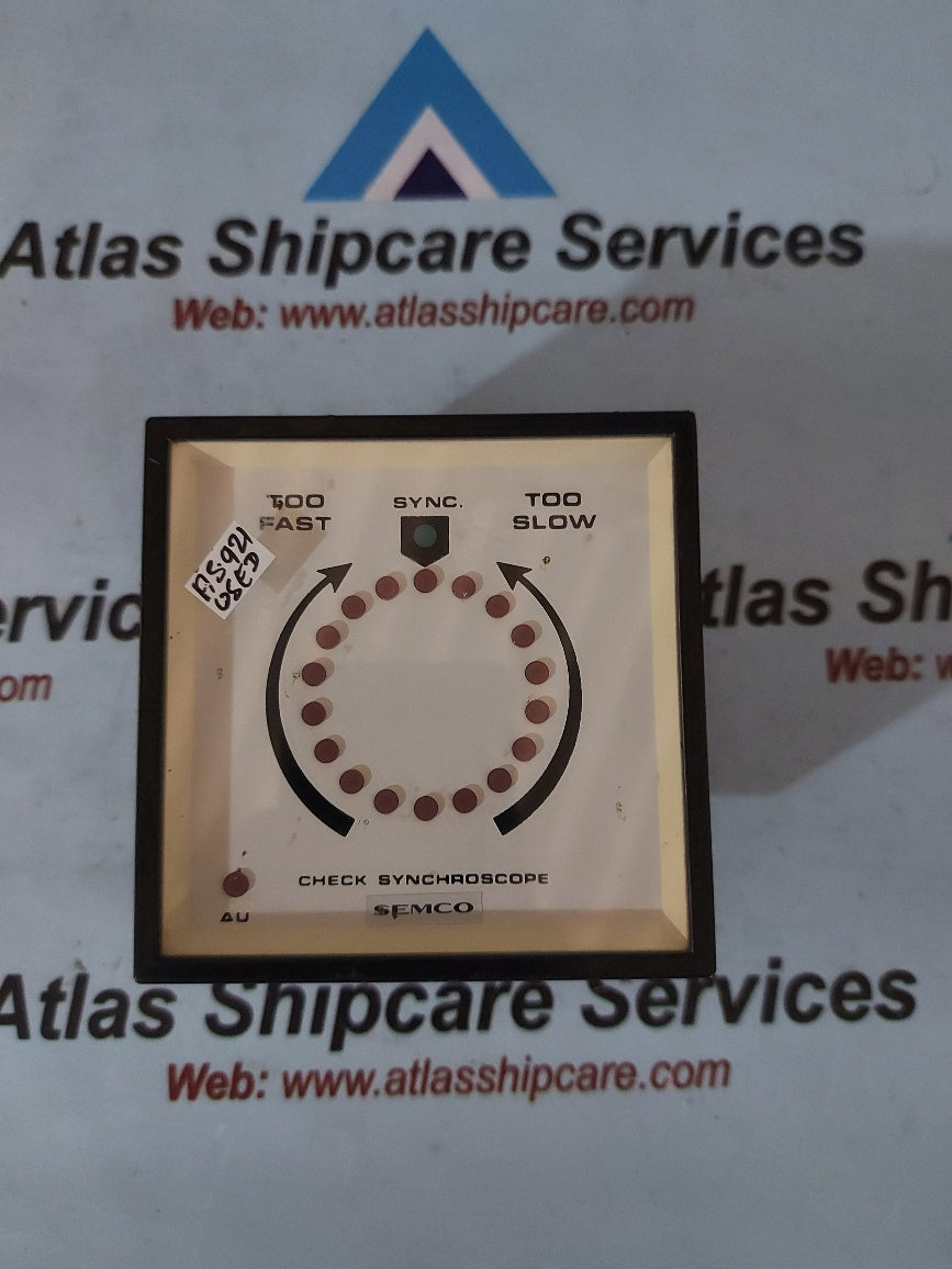 Semco Check Synchroscope