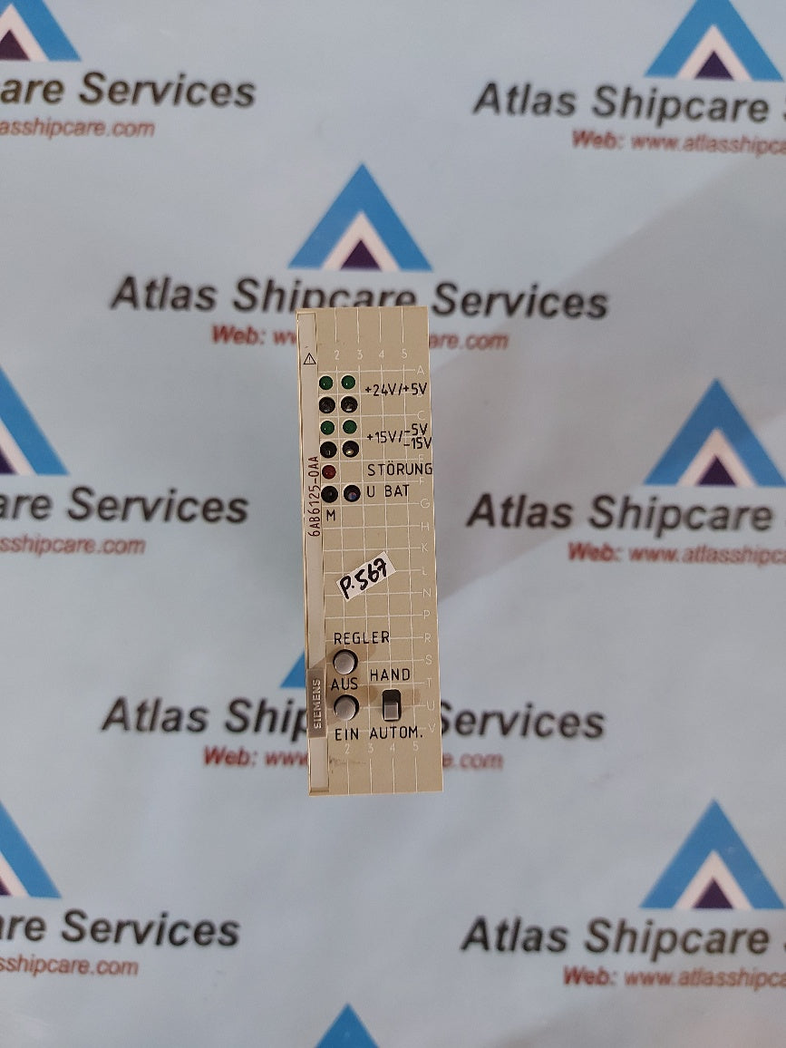 Siemens 6AB6125-0AA Pcb Card