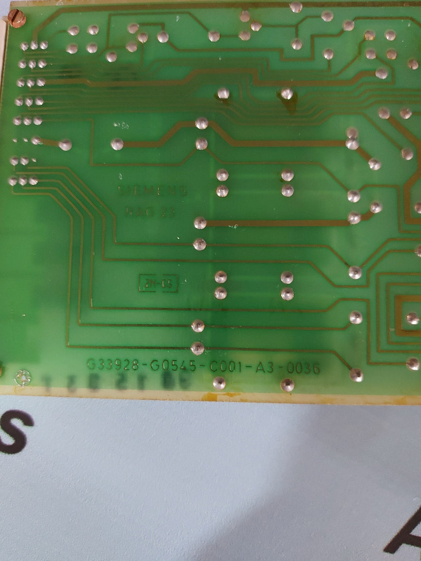 Siemens 6FSI 125-0AC RAG 23 Pcb Card