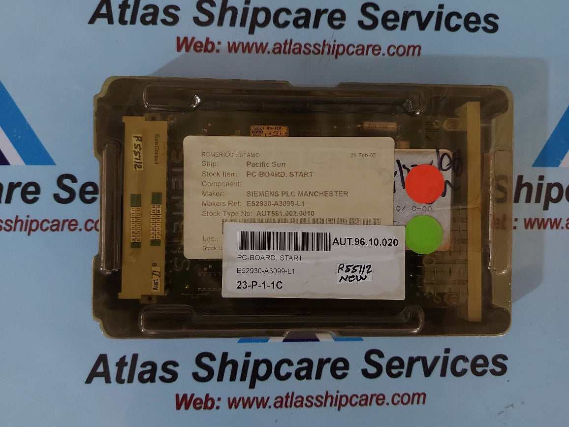 Siemens E52930-A3099-L1 Pcb Card