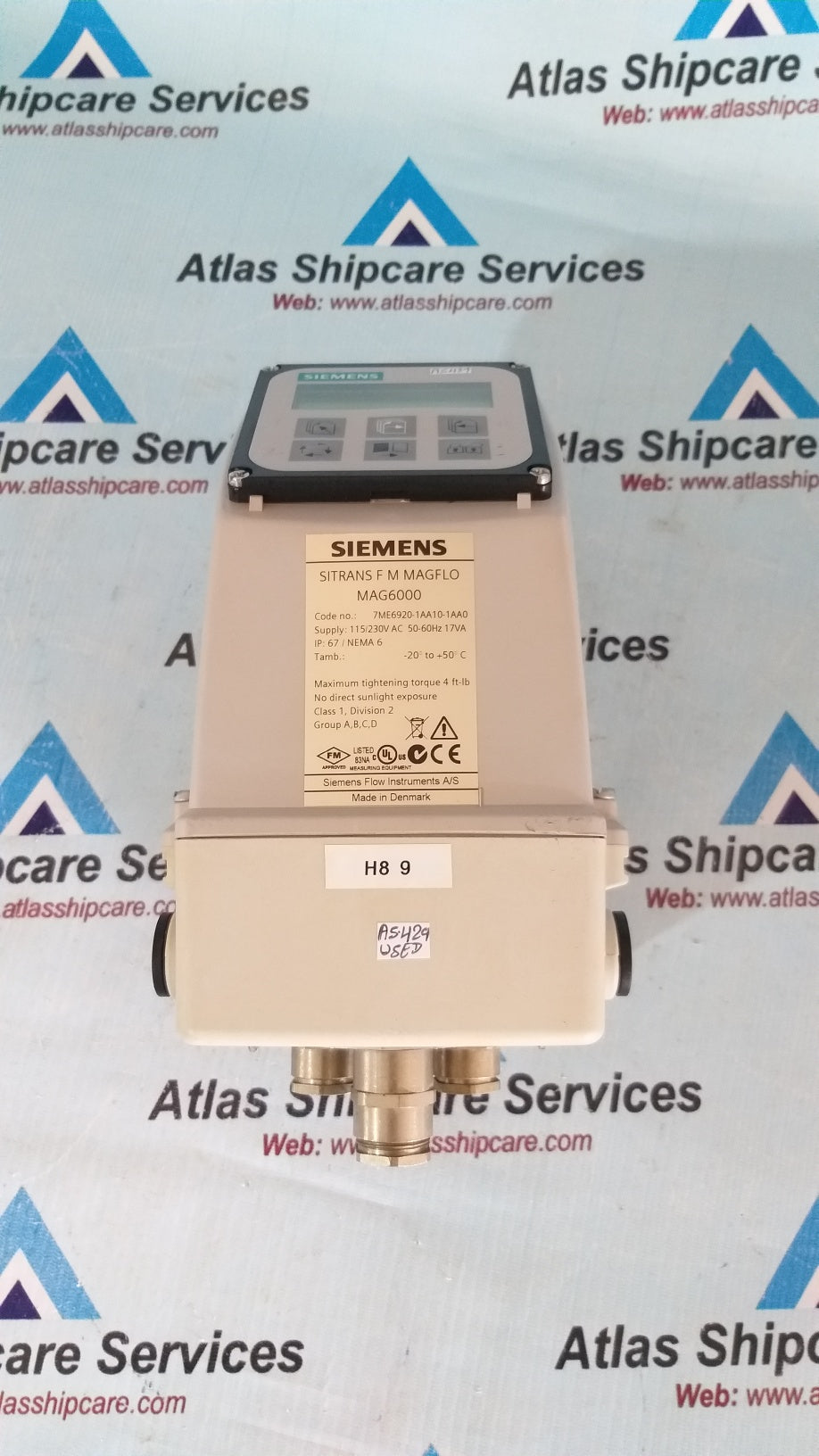 Siemens MAG 6000 Transmitter SITRANS F M Flow Meter 7ME6920-1AA10-1AA0