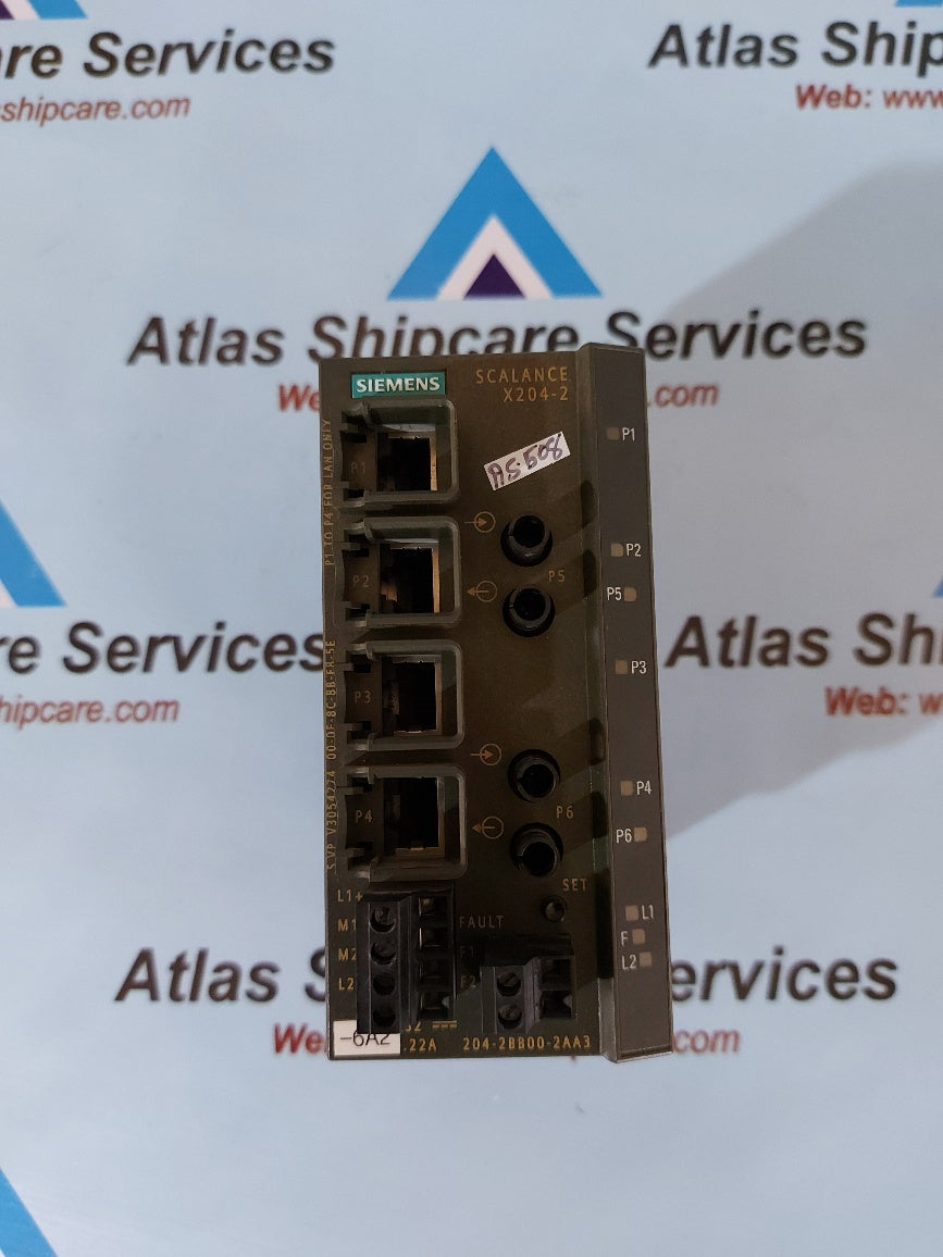 Siemens SCALANCE X204-2 Industrial Ethernet Switch