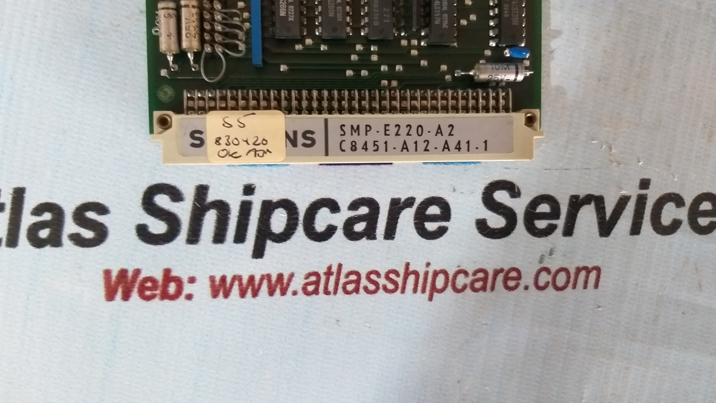 Siemens SMP-E220-A2 Interface Module C8451-A12-A41-1