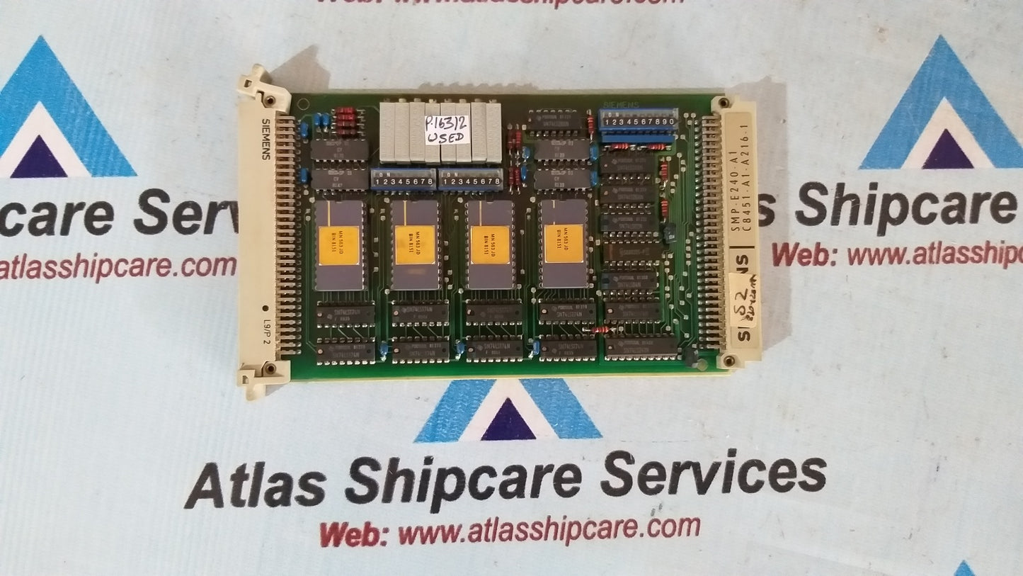 Siemens SMP-E240-A1 Interface Module C8451-A1-A216-1