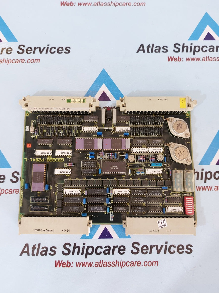 Siemens Simos AE-PT100-24E 6FS3106-2AC Pcb Card