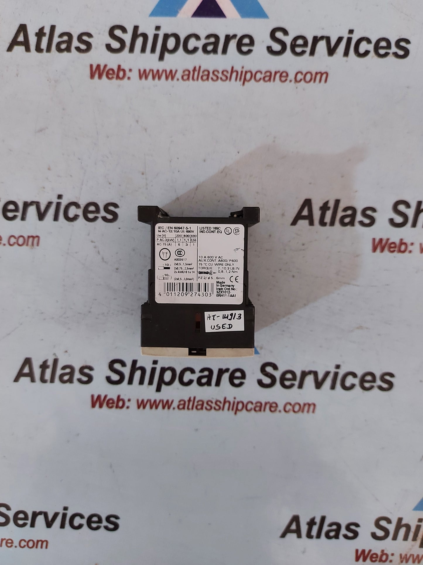 Siemens Sirius 3RH1122-1BB40 Contactor Relay