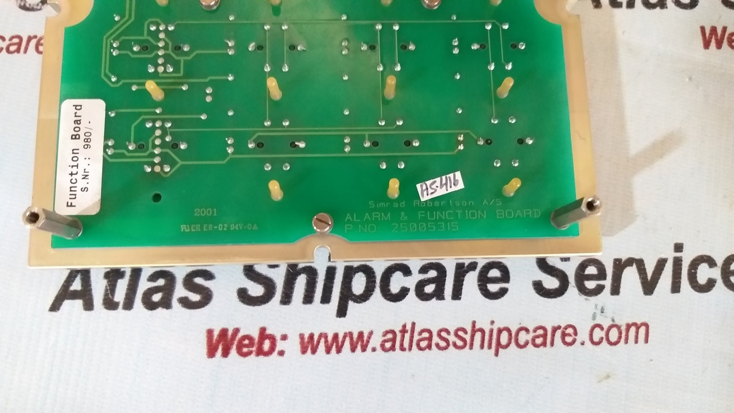 Simrad Robertson 25005315 Alarm &amp; Function Board