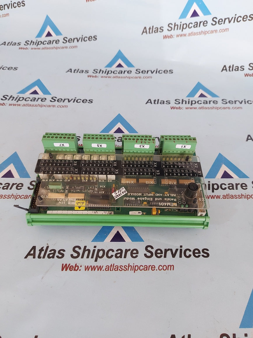 Stn Atlas REM401 Relay And Input Module 271.123 854.E