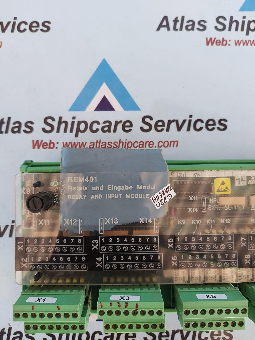 Stn Atlas REM401 Relay And Input Module 271.123 854.E