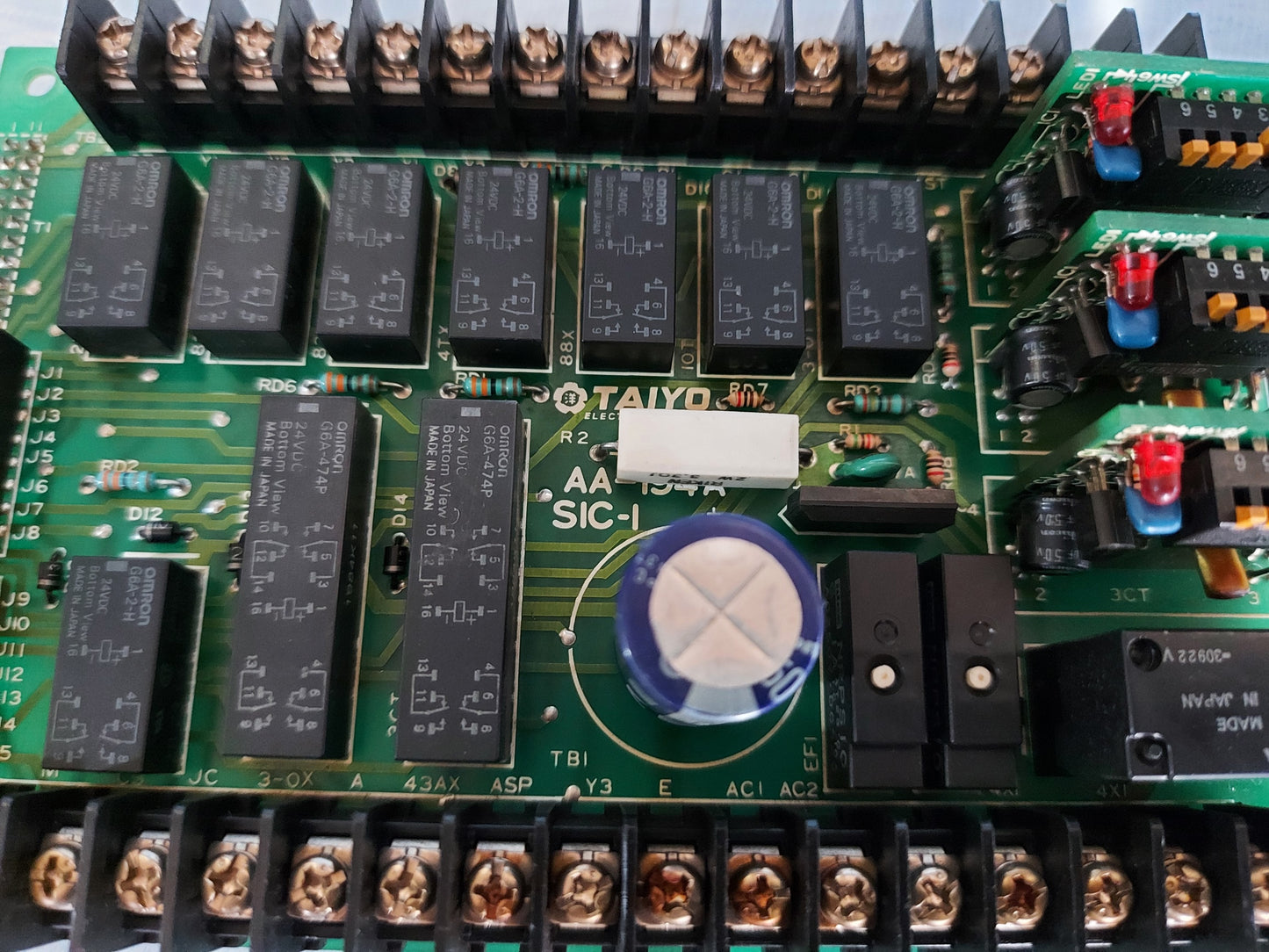 TAIYO AA-194A SIC-1 DISPLAY PCB MODULE