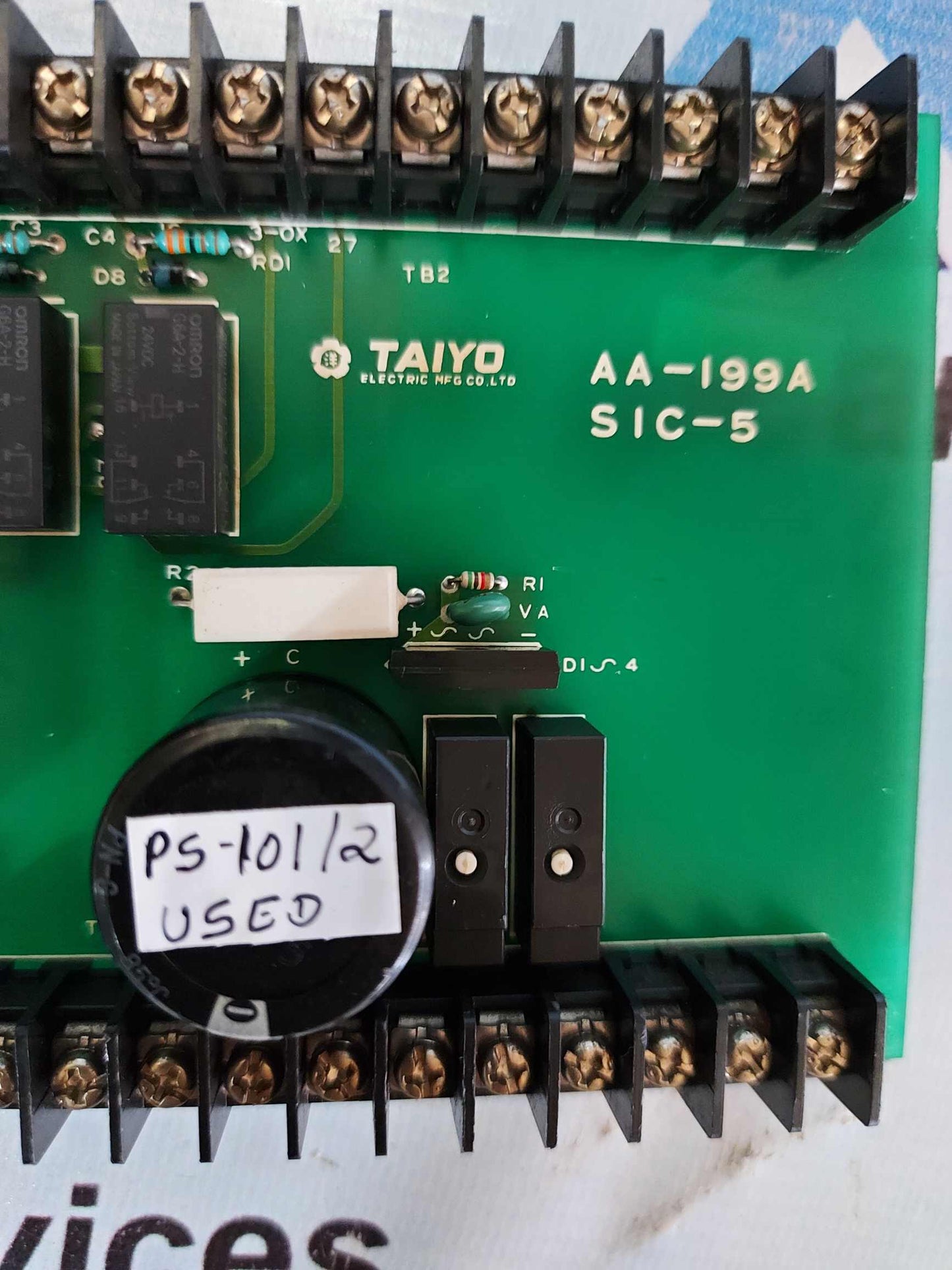 TAIYO AA-199A SIC-5 DISPLAY PCB MODULE