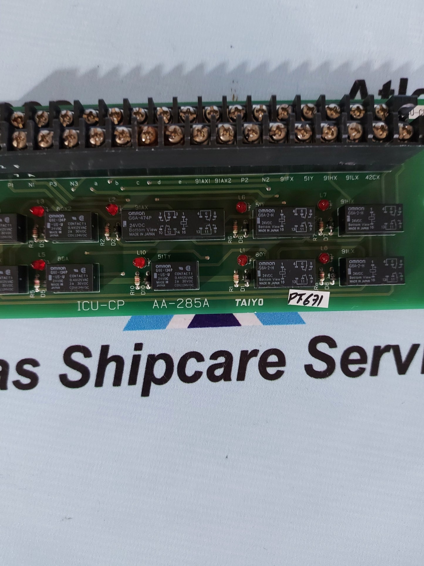 TAIYO AA-285A ICU-CP PCB CARD