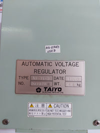 TAIYO AS-71-2 AUTOMATIC VOLTAGE REGULATOR AG574