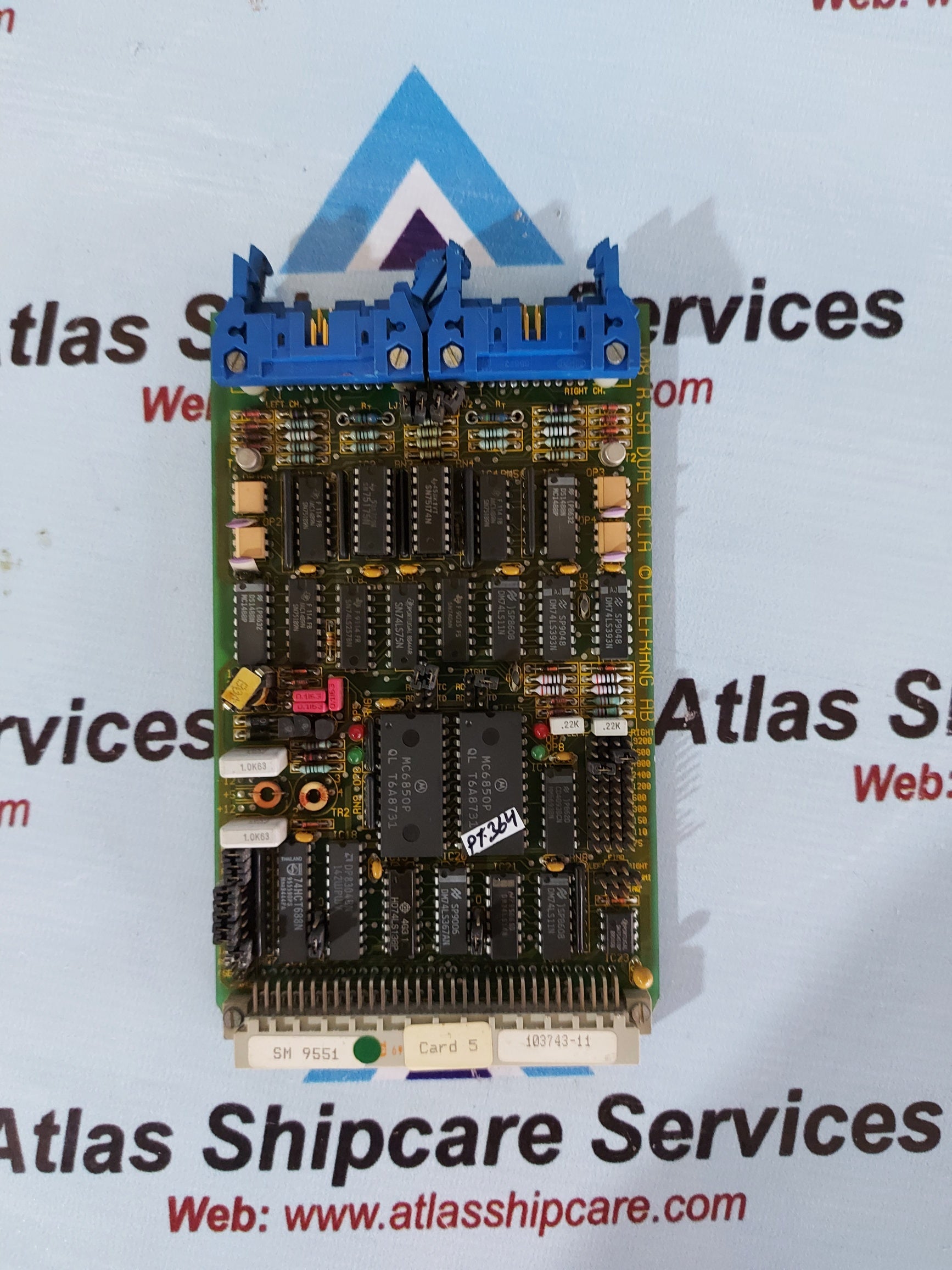 TELEFRANG J08 R.5A DUAL ACIA PCB CARD