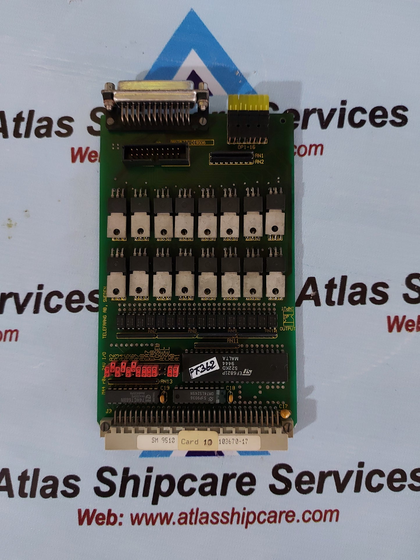 TELEFRANG M44 r0a, 24V I/O PCB CARD