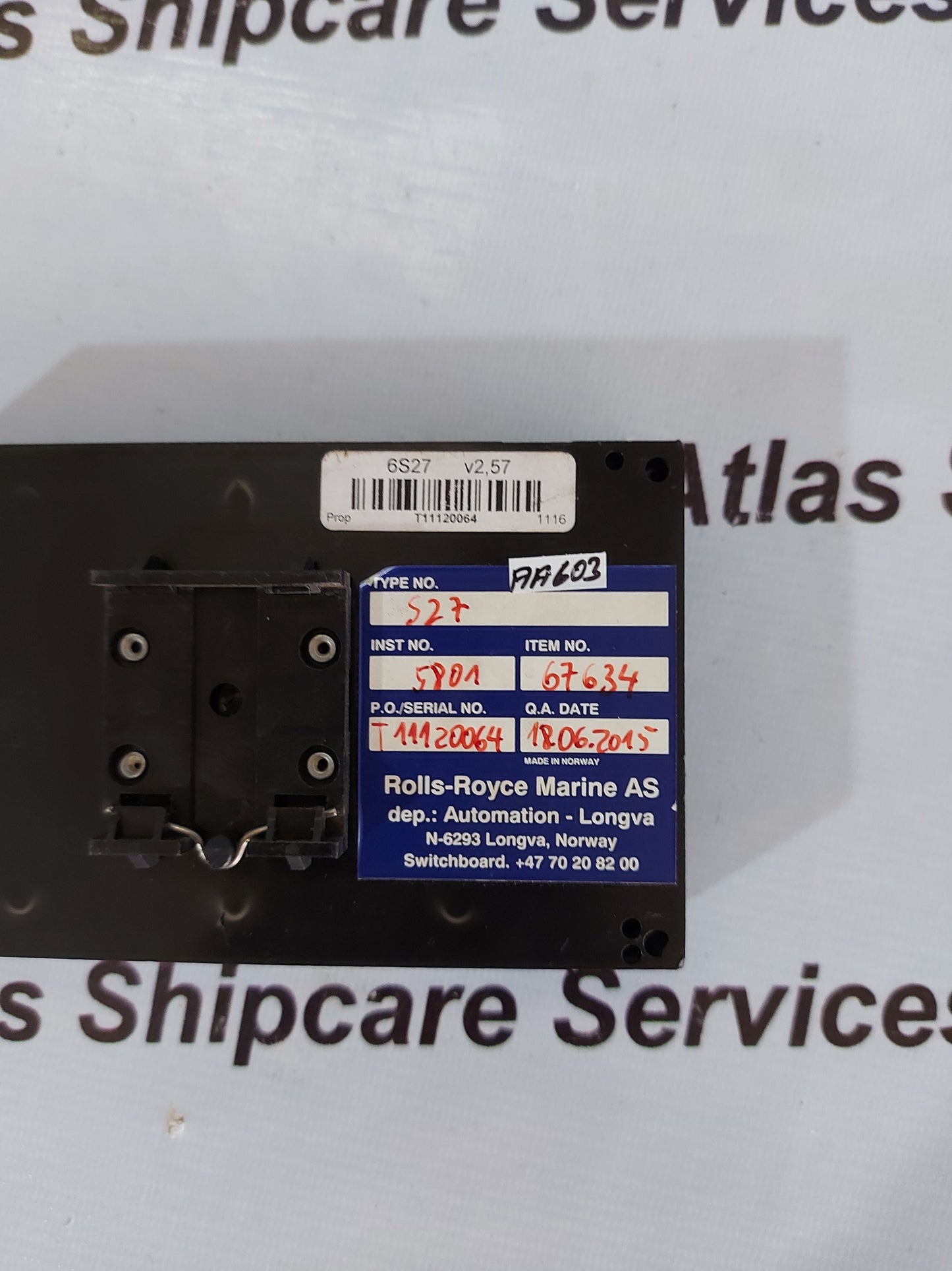 TELEFRANG SI/OX S27 DC POWER MODULE