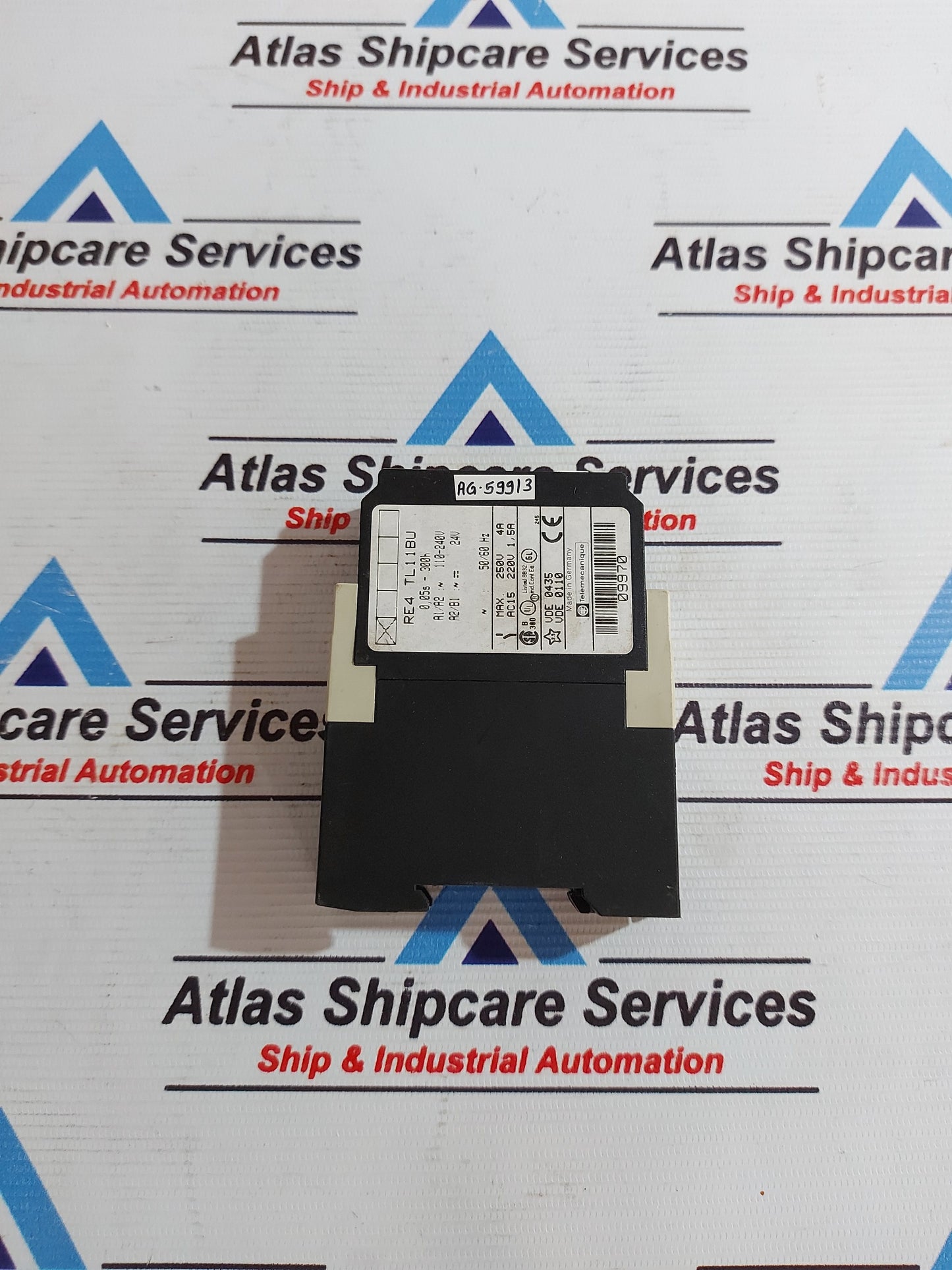 TELEMECANIQUE RE4 TL11BU TIMER RELAY 0.05s-300h AG599