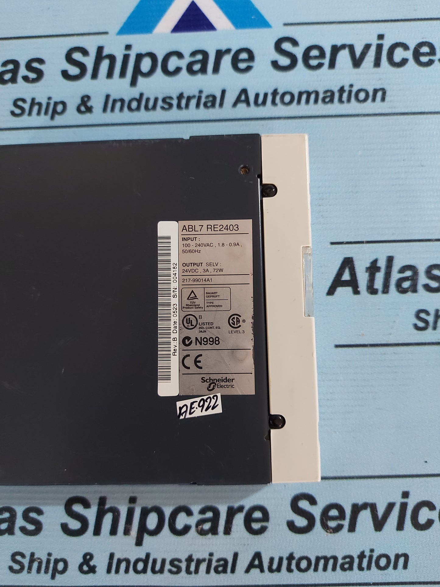 TELEMECANIQUE/SCHNEIDER ELECTRIC ABL7 RE2403 POWER SUPPLY