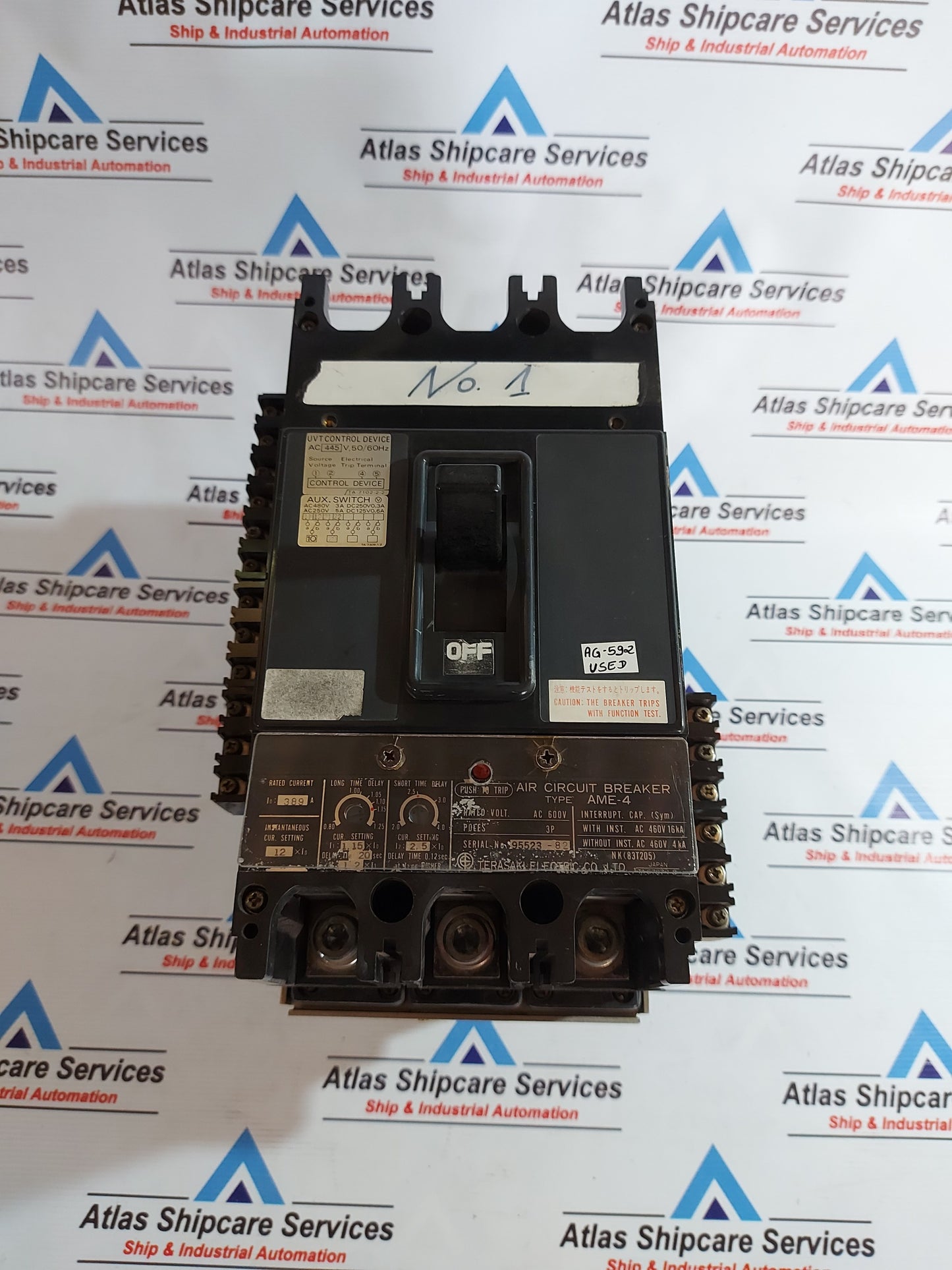 TERASAKI ELECTRIC AME-4 AIR CIRCUIT BREAKER AG592