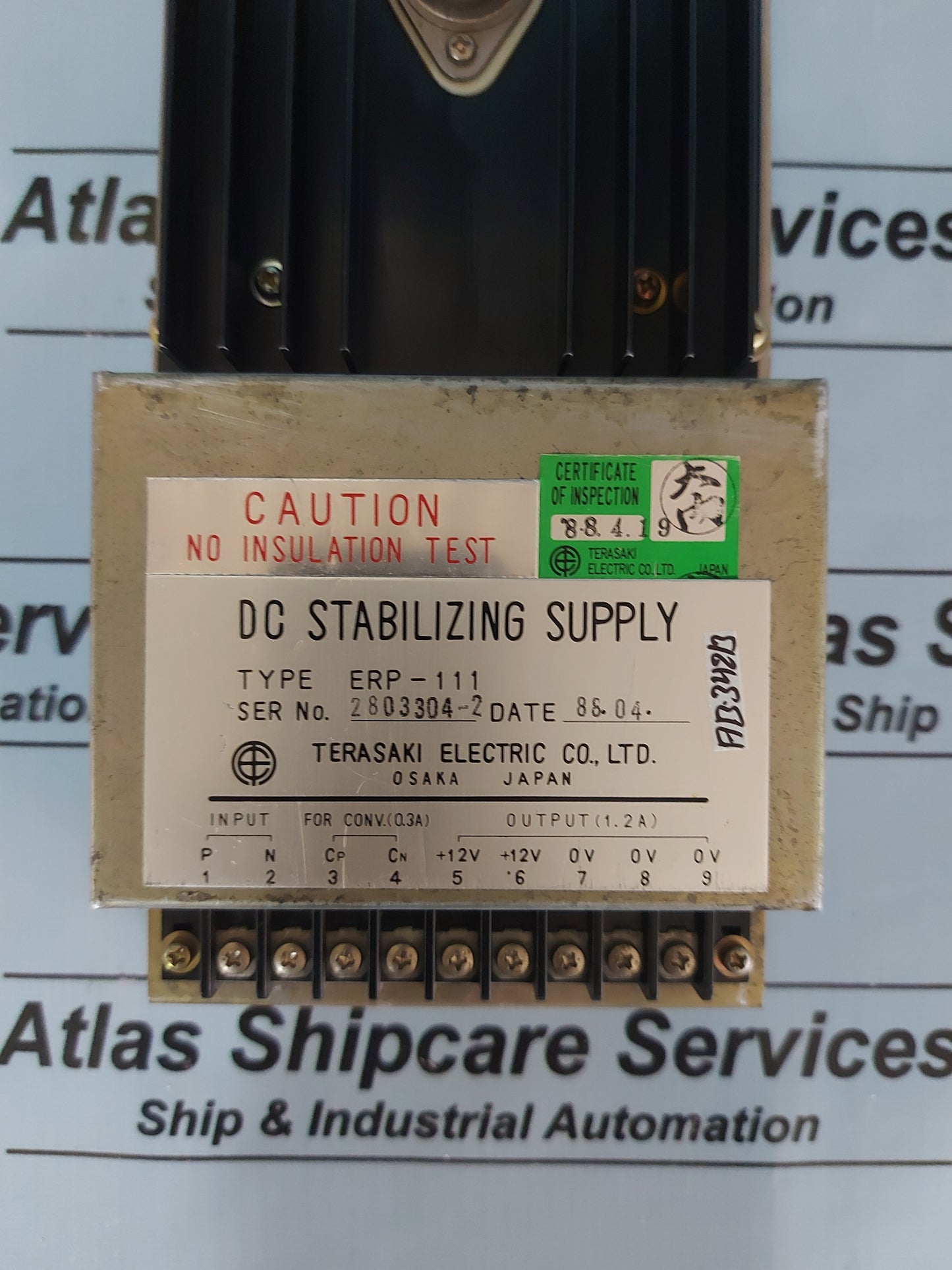 TERASAKI ERP-111 DC STABILIZING SUPPLY