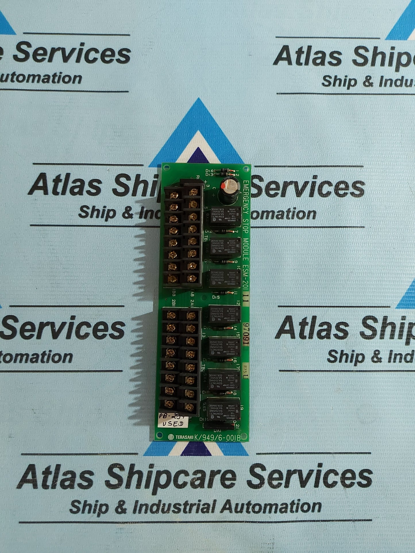 TERASAKI ESM-201 EMERGENCY STOP MODULE K/949/6-001B PB297