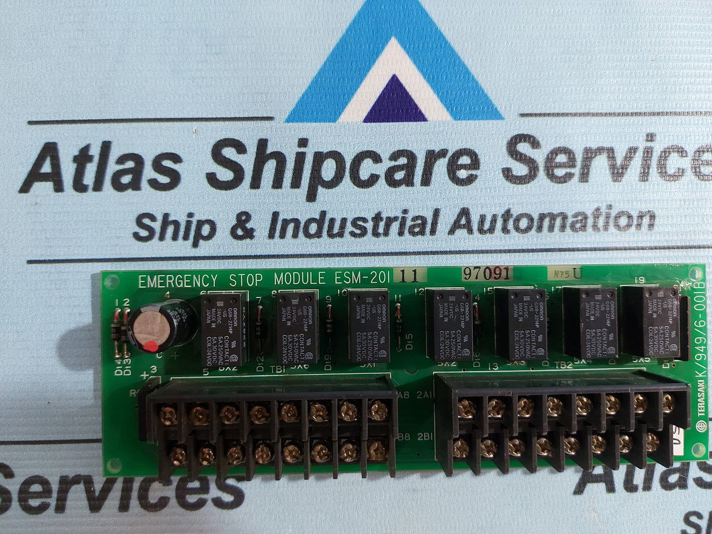 TERASAKI ESM-201 EMERGENCY STOP MODULE K/949/6-001B PB297