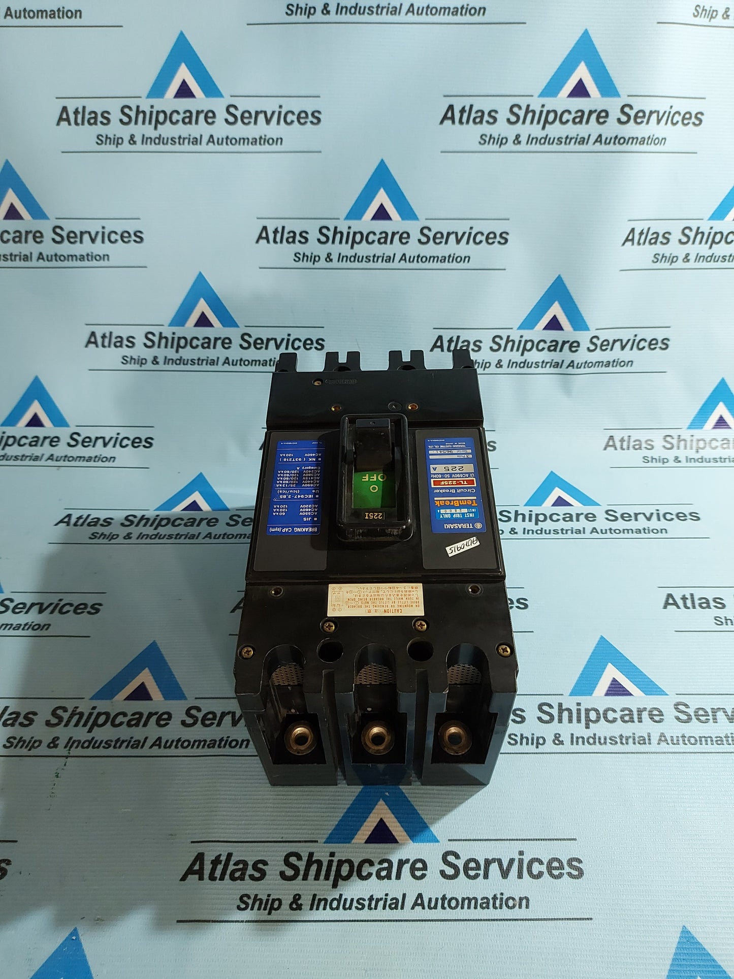 TERASAKI TL-225F TEMBREAK CIRCUIT BREAKER AC690V 225A AG09