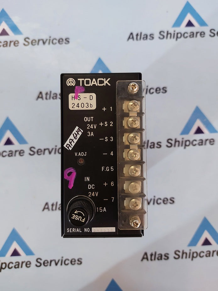 TOACK HS-D 2403b POWER SUPPLY