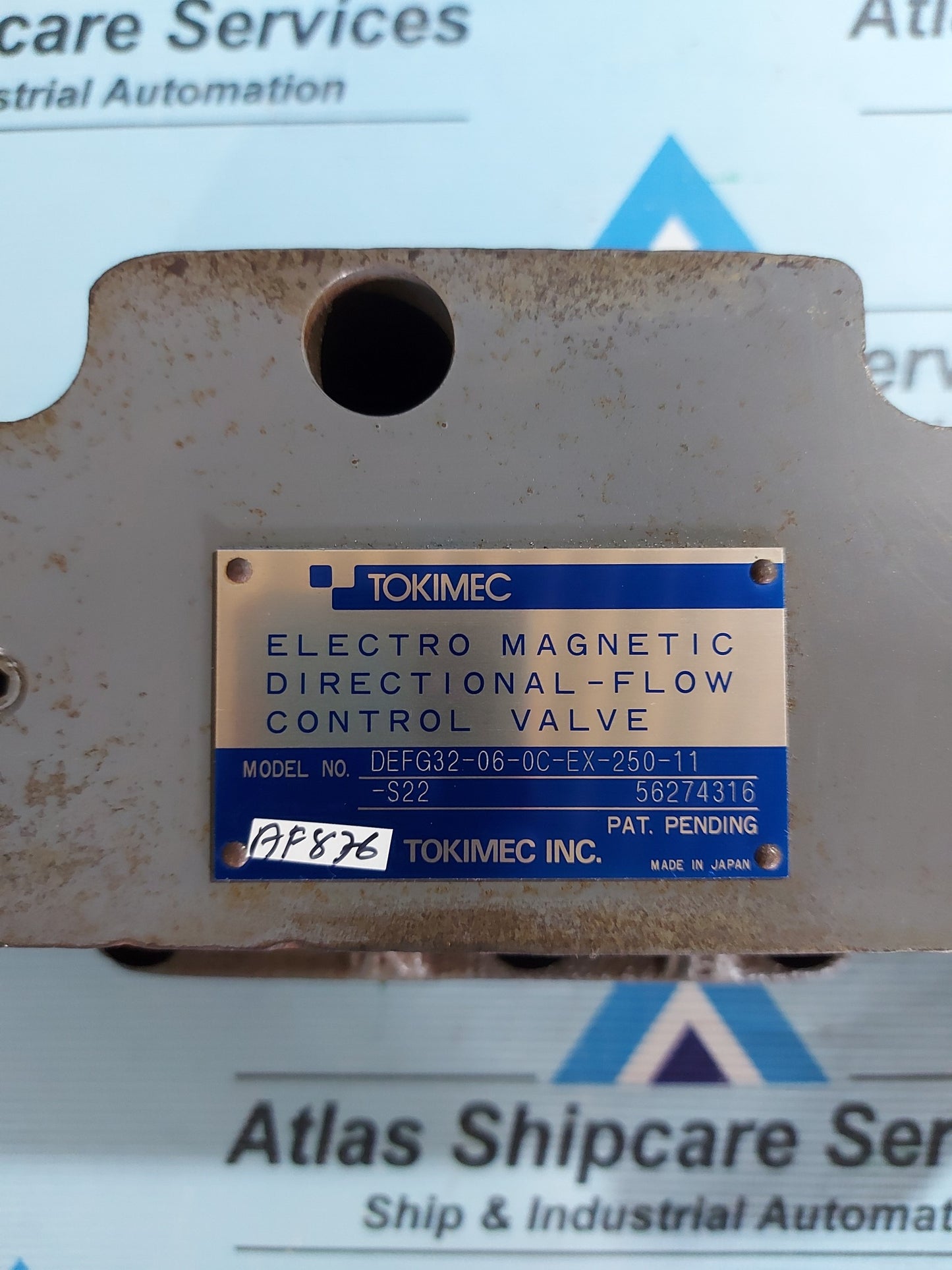 TOKIMEC DEFG32-06-0C-EX-250-11-S22 ELECTRO MAGNETIC DIRECTIONAL-FLOW CONTROL VALVE